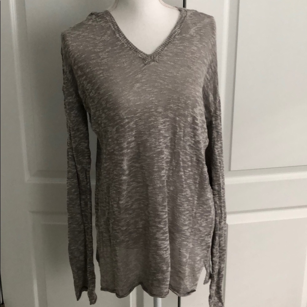 Prana Long Hooded Organic Gemma Sweater Large